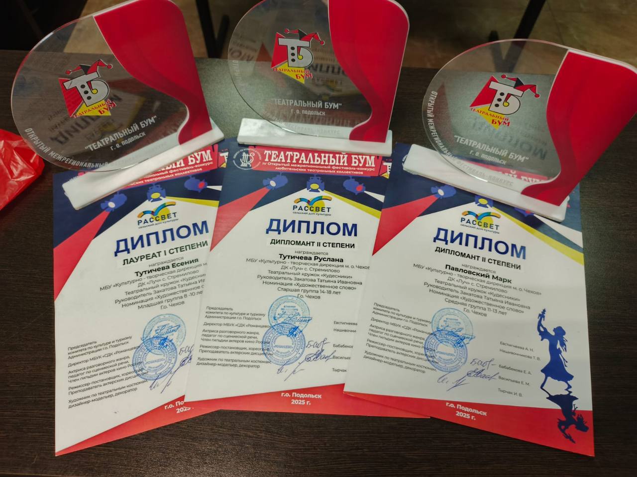 Поздравляем наших талантливых участников театрального кружка «Кудесники» дома культуры «Луч» муниципального округа Чехов Поздравляем наших талантливых участников театрального кружка «Кудесники» дома культуры «Луч» муниципального округа Чехов