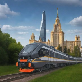 Знаете ли вы, что 11-вагонный состав ЭП2ДМ имеет длину 244 метра? Это всего на 2 метра меньше, чем высота знаменитого небоскреба «Москва-Сити» – башни «Эволюция» (246 м) – и на 4 метра больше, чем высота главного здания МГУ...