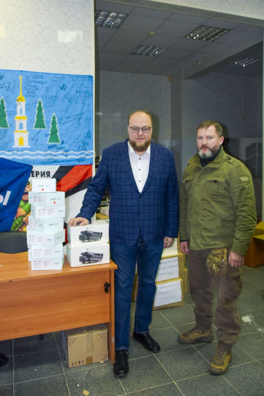 Предприниматель из Раменского помогает российским военнослужащим