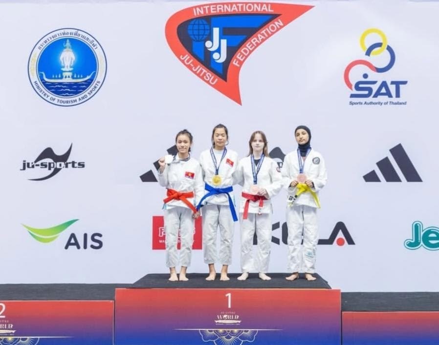 Ещё две медали с первенства мира по джиу-джитсу (г. Бангкок, Таиланд) в копилке молодых спортсменов нашего округа! Ещё две медали с первенства мира по джиу-джитсу (г. Бангкок, Таиланд) в копилке молодых спортсменов нашего округа!