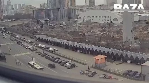 При обрушении «Снежкома» в Красногорске пострадало как минимум два человека