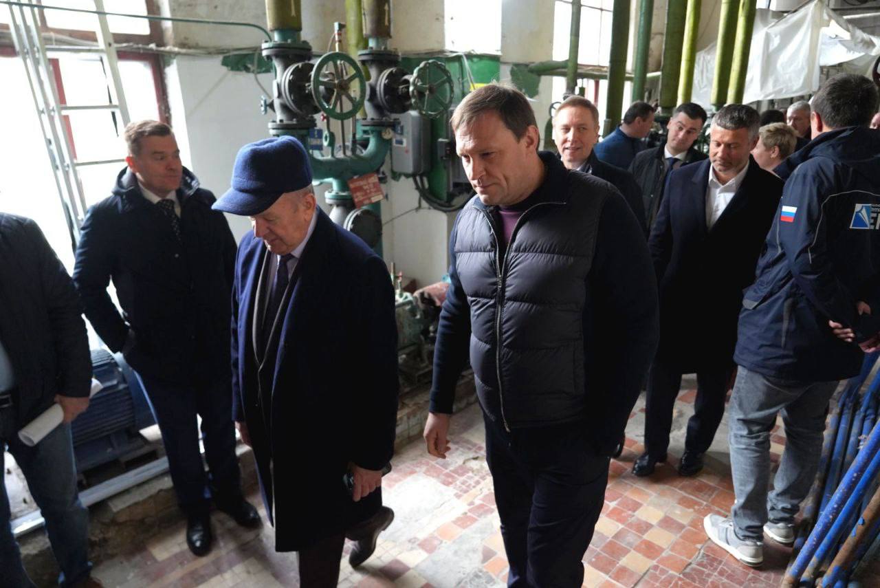 Рабочий день начали сегодня вместе с членом правления «Газпрома» Владимиром Марковым в Сергиевом Посаде