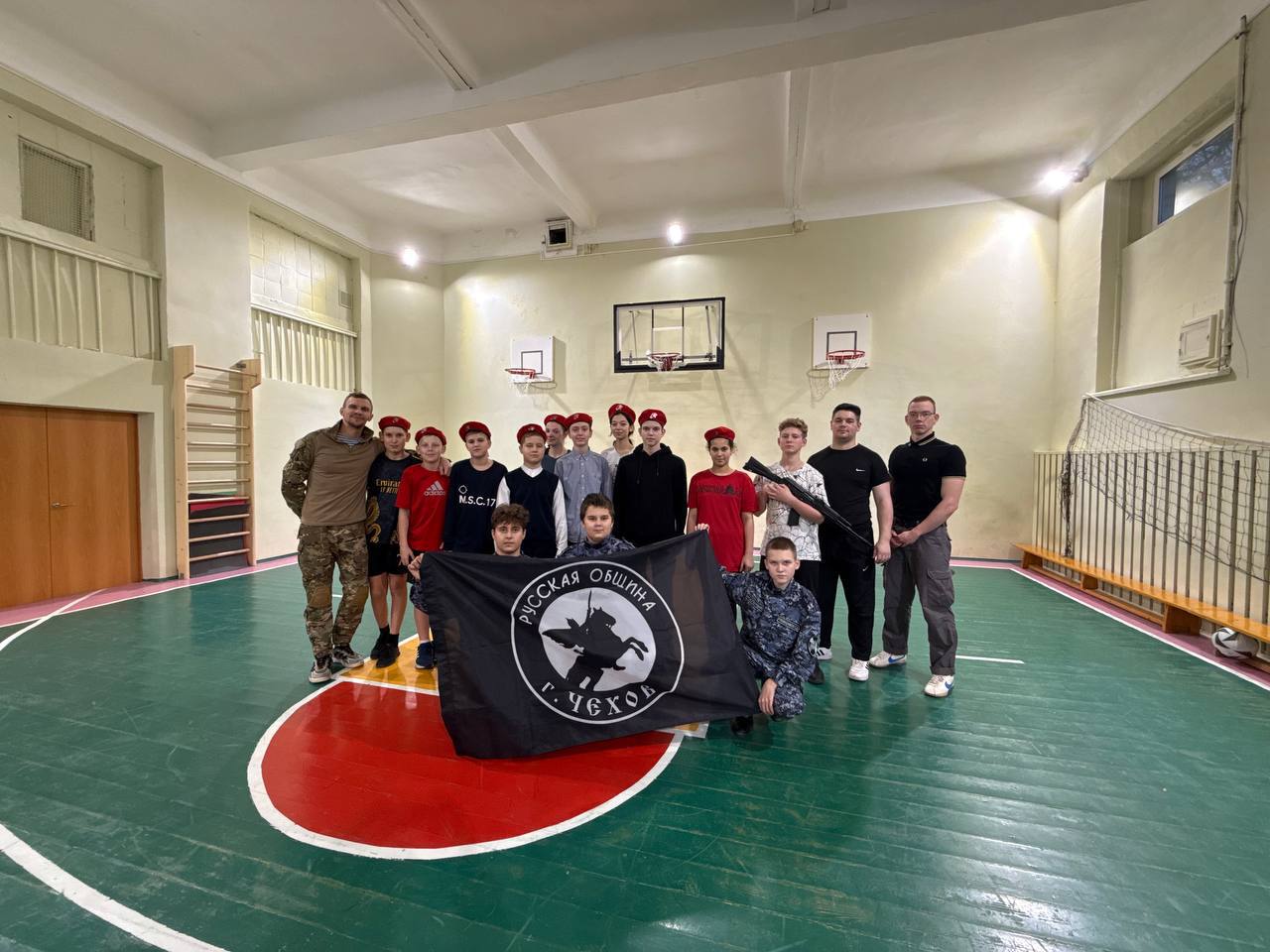 Открытая тренировка юнармейского отряда «Комета»МБОУ лицея №4