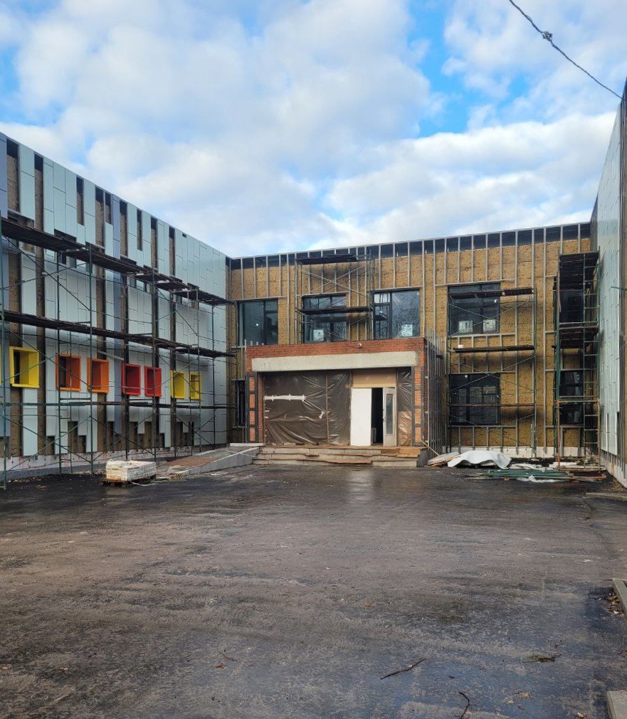 В Коломне в микрорайоне Колычево близится к окончанию капитальный ремонт Центра детского творчества