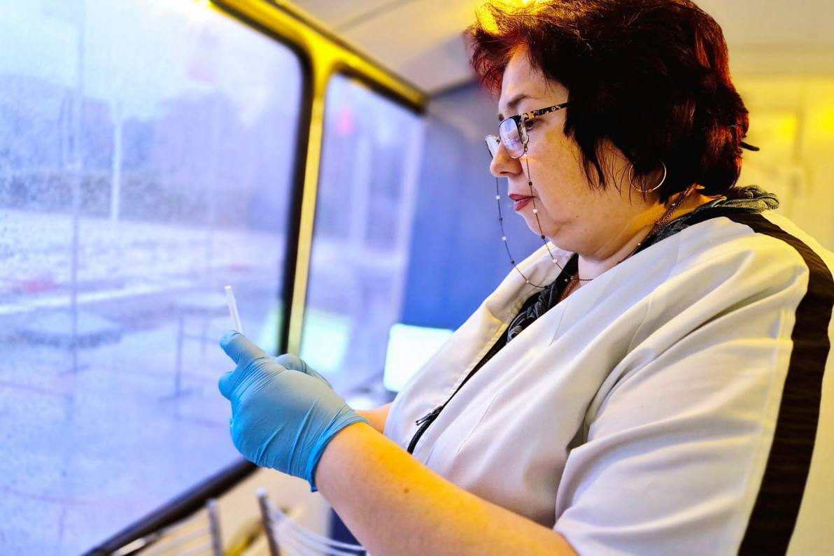 Юлия Купецкая: В Мытищах продолжается прививочная кампания против гриппа Юлия Купецкая: В Мытищах продолжается прививочная кампания против гриппа