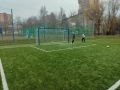 Учащиеся реутовской школы №7 провели футбольную тренировку на обновлённом стадионе