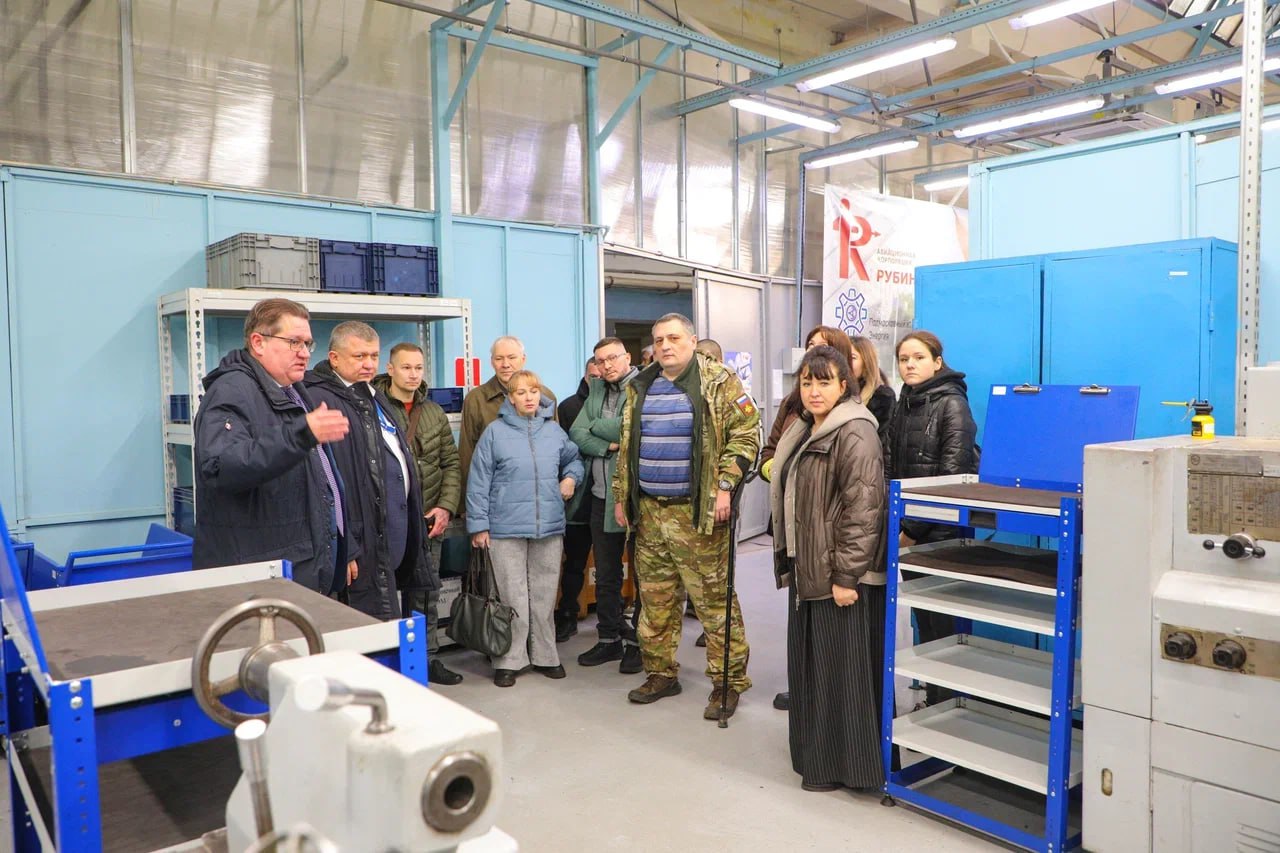 Участники СВО познакомились с деятельностью авиакорпорации «Рубин» в Балашихе Участники СВО познакомились с деятельностью авиакорпорации «Рубин» в Балашихе