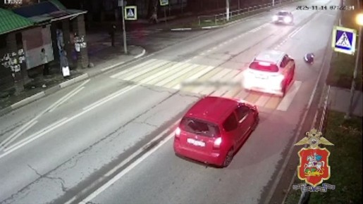 Видео ДТП с несовершеннолетним в городе Чехов