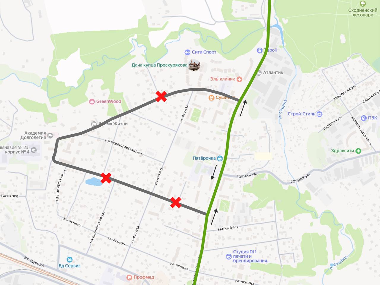 Сегодня временно изменится схема движения маршрута №7 (ОАО Сходнямебель - завод Элвакс)