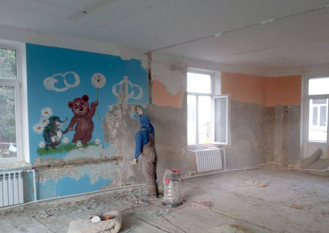 Подрядчик приступил к отделочным работам в детском саду «Заряночка» в Растуново Подрядчик приступил к отделочным работам в детском саду «Заряночка» в Растуново