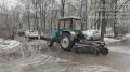 Коммунальные службы Жуковского убирают первый снег
