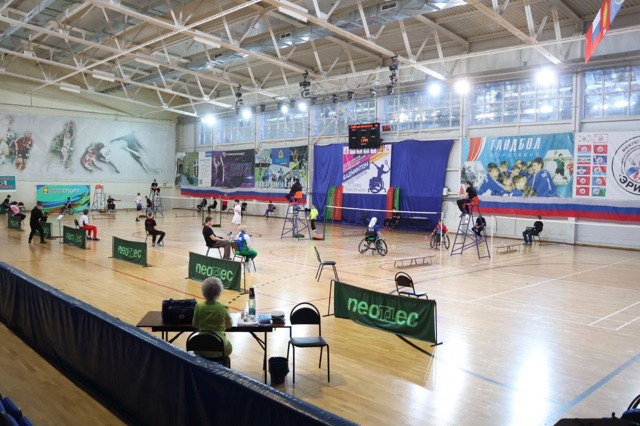 Сегодня во дворце спорта «Импульс» в Протвино стартовали всероссийские соревнования по бадминтону среди лиц с поражением опорно-двигательного аппарата Сегодня во дворце спорта «Импульс» в Протвино стартовали всероссийские соревнования по бадминтону среди лиц с поражением опорно-двигательного аппарата