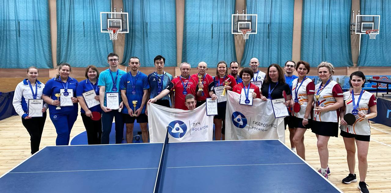 Азарт и мастерство: определены сильнейшие игроки в настольный теннис на спартакиаде Подольска