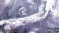 Роскосмос показал, как из космоса выглядит циклон, который принес в столицу первый снег