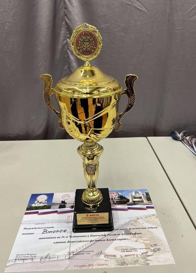 Серпуховские каратисты завоевали второе место на Чемпионате России Серпуховские каратисты завоевали второе место на Чемпионате России