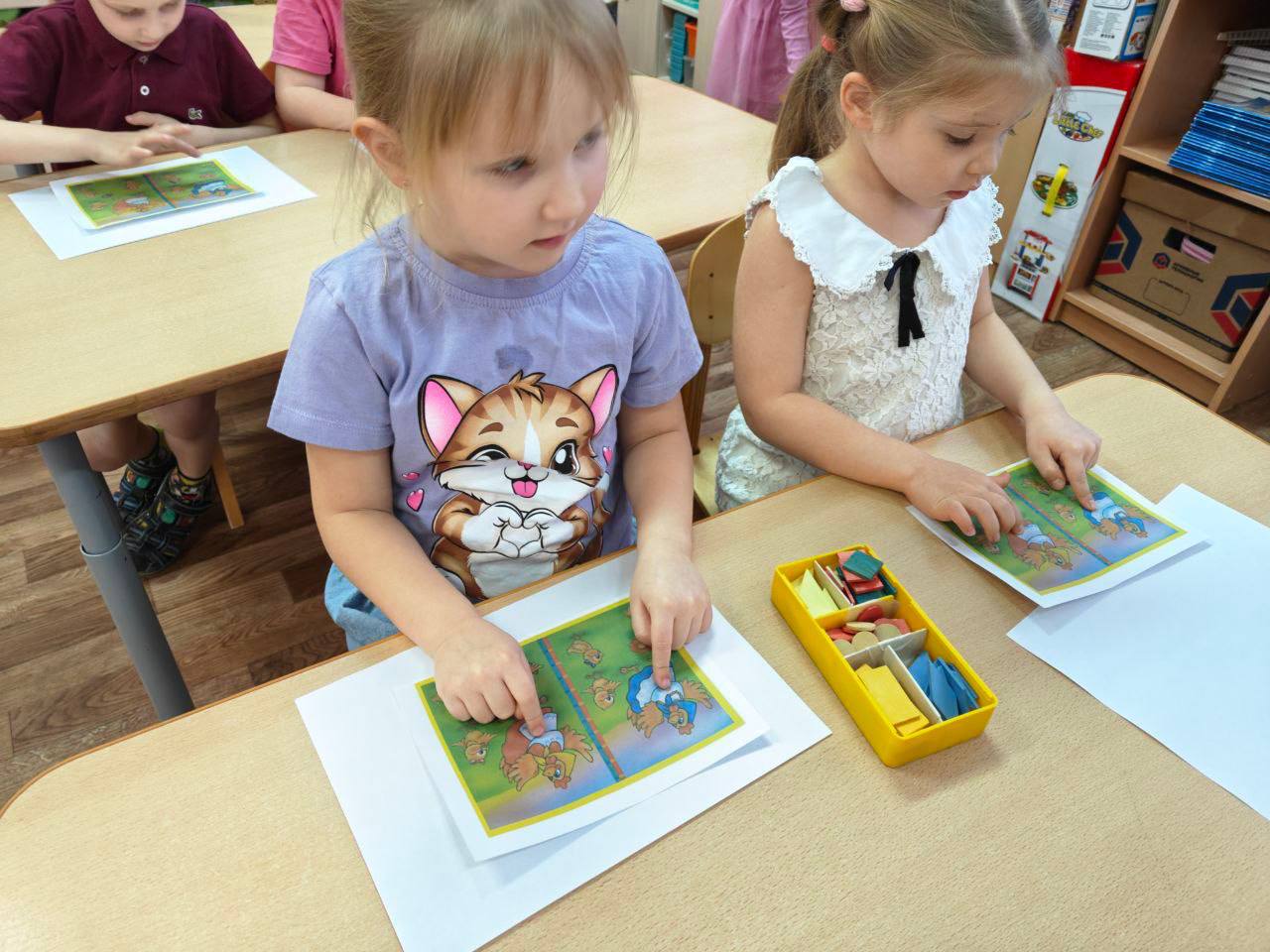 В рамках реализации проекта «Предшкола: стандарт детского сада» на тематической недели «Увлекательная математика» дошкольном отделении МБОУ Любучанской СОШ (п. Столбовая, ул. Большая 26А) м.о. Чехов