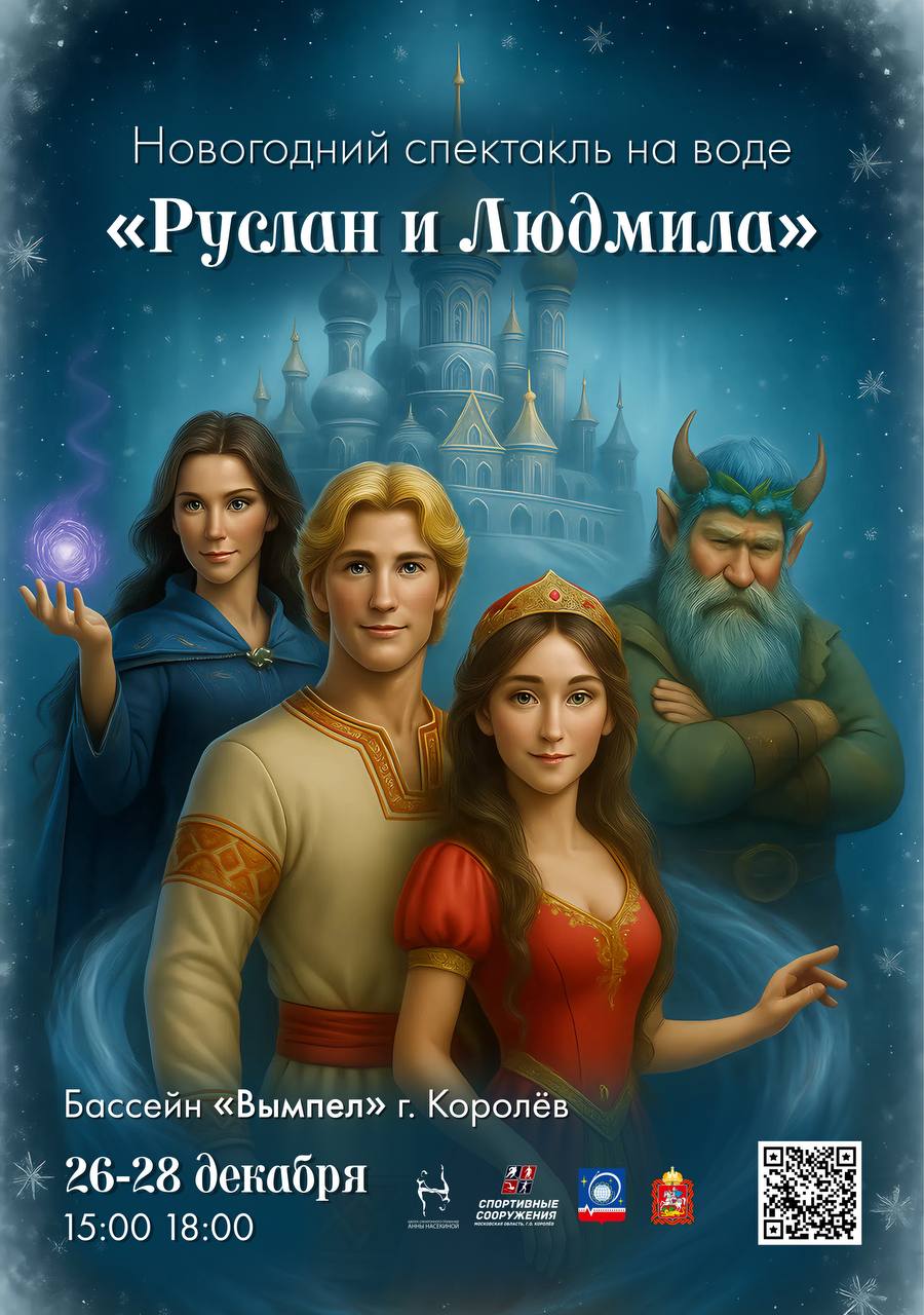 «Руслан и Людмила»: в Королёве пройдет новогодний спектакль на воде