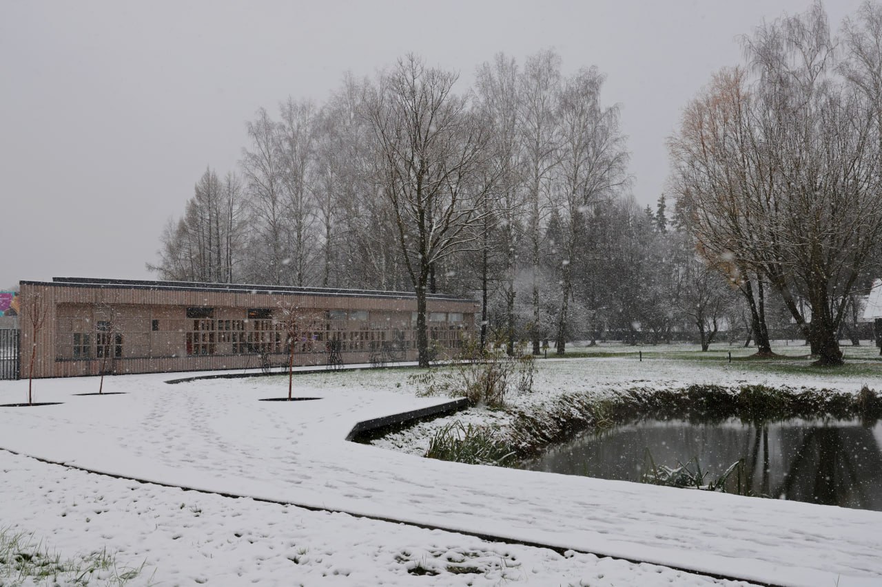 Первый снег в Мелихове! Скоро зима Первый снег в Мелихове! Скоро зима
