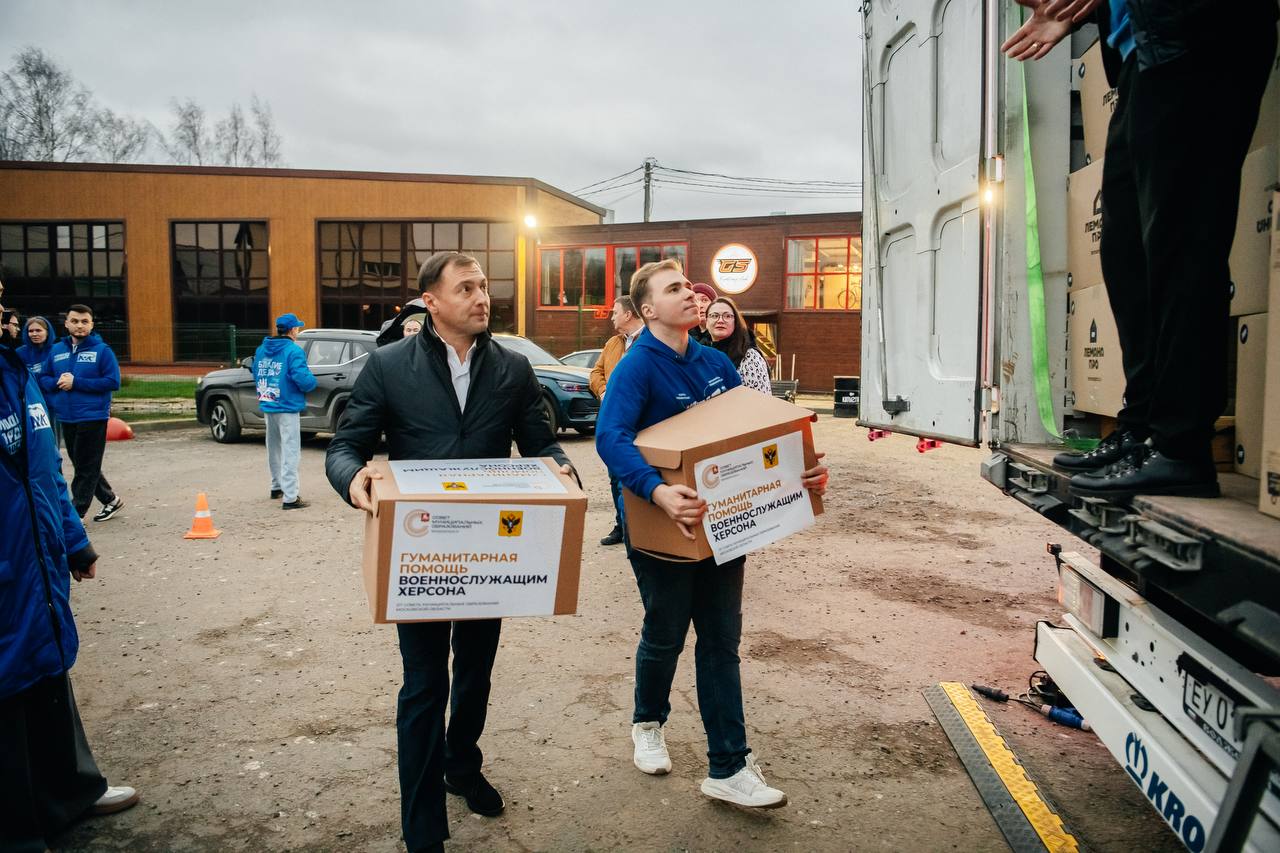 Николай Ханин: 40 тонн гуманитарной помощи направили в Херсон!