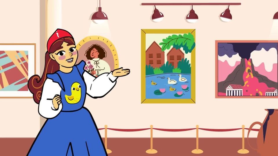 Анна Серпуховская в новом мультфильме от телеканала 360 путешествует по культурным местам города