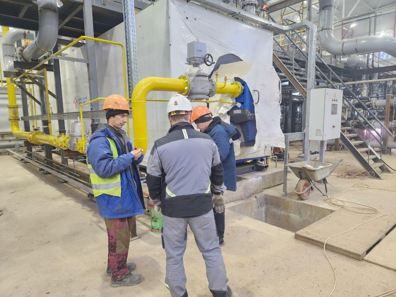 Новая блочномодульная котельная в Менделеево готова на 90% Новая блочномодульная котельная в Менделеево готова на 90%