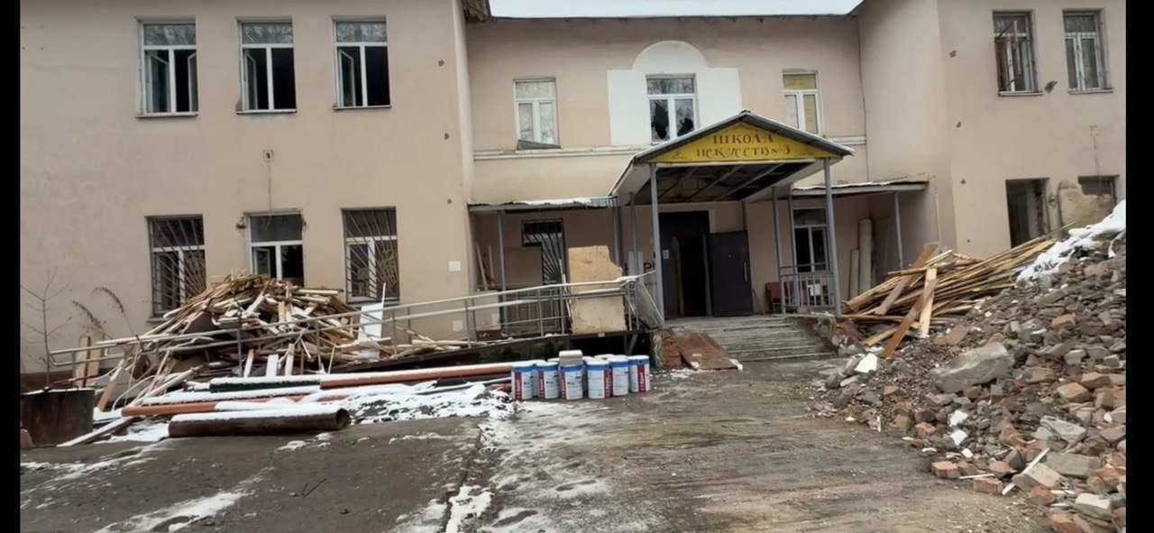 Капитальный ремонт стартовал в детской школе искусств №3 в поселке Люберец