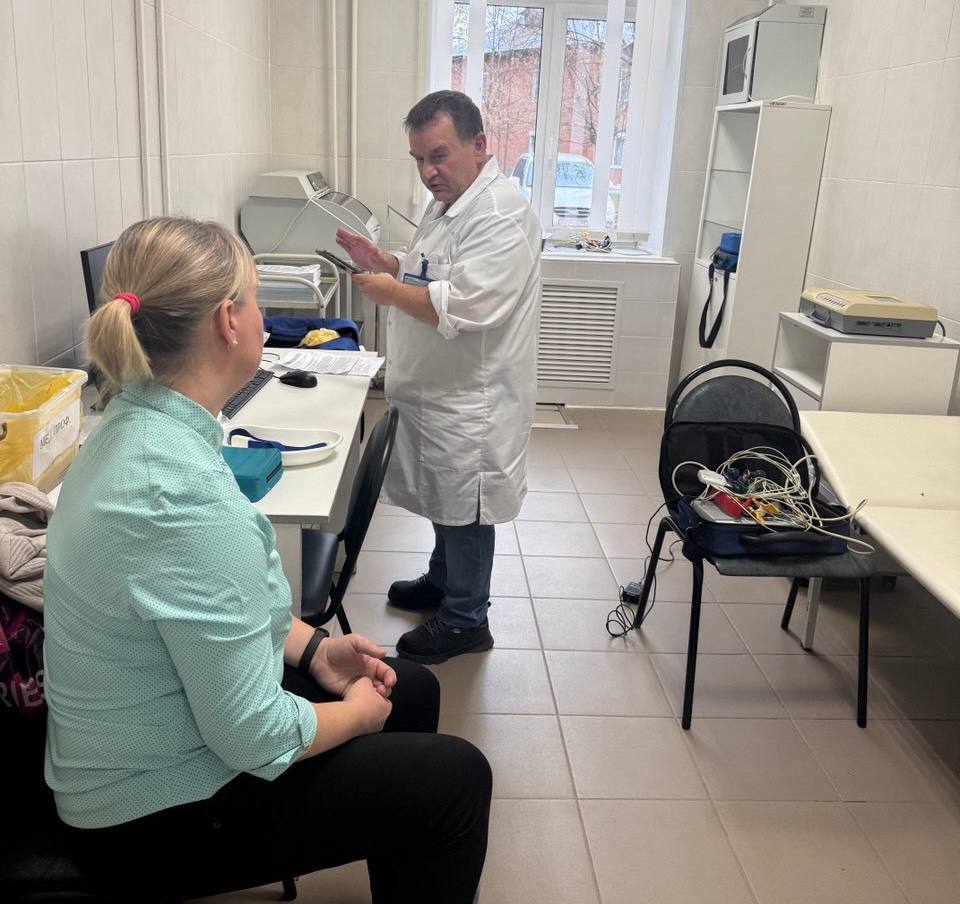 Жители деревни Федюково проверили свое здоровье на выездной диспансеризации