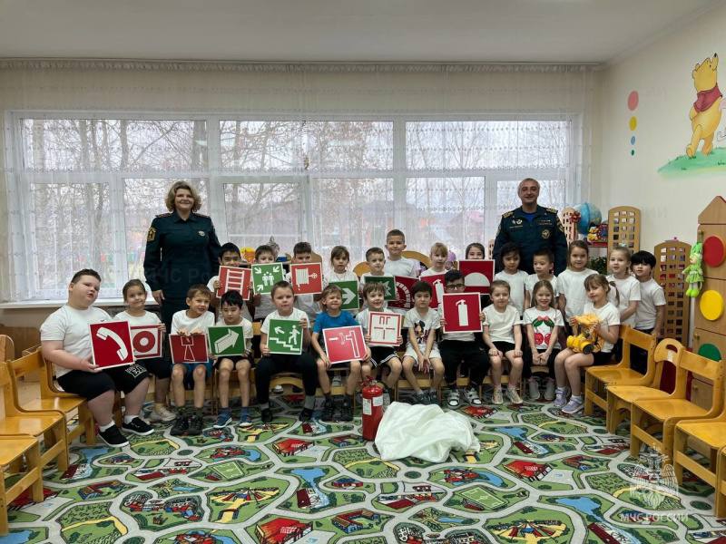 В Раменском с дошкольниками провели интерактивное занятие по пожарной безопасности