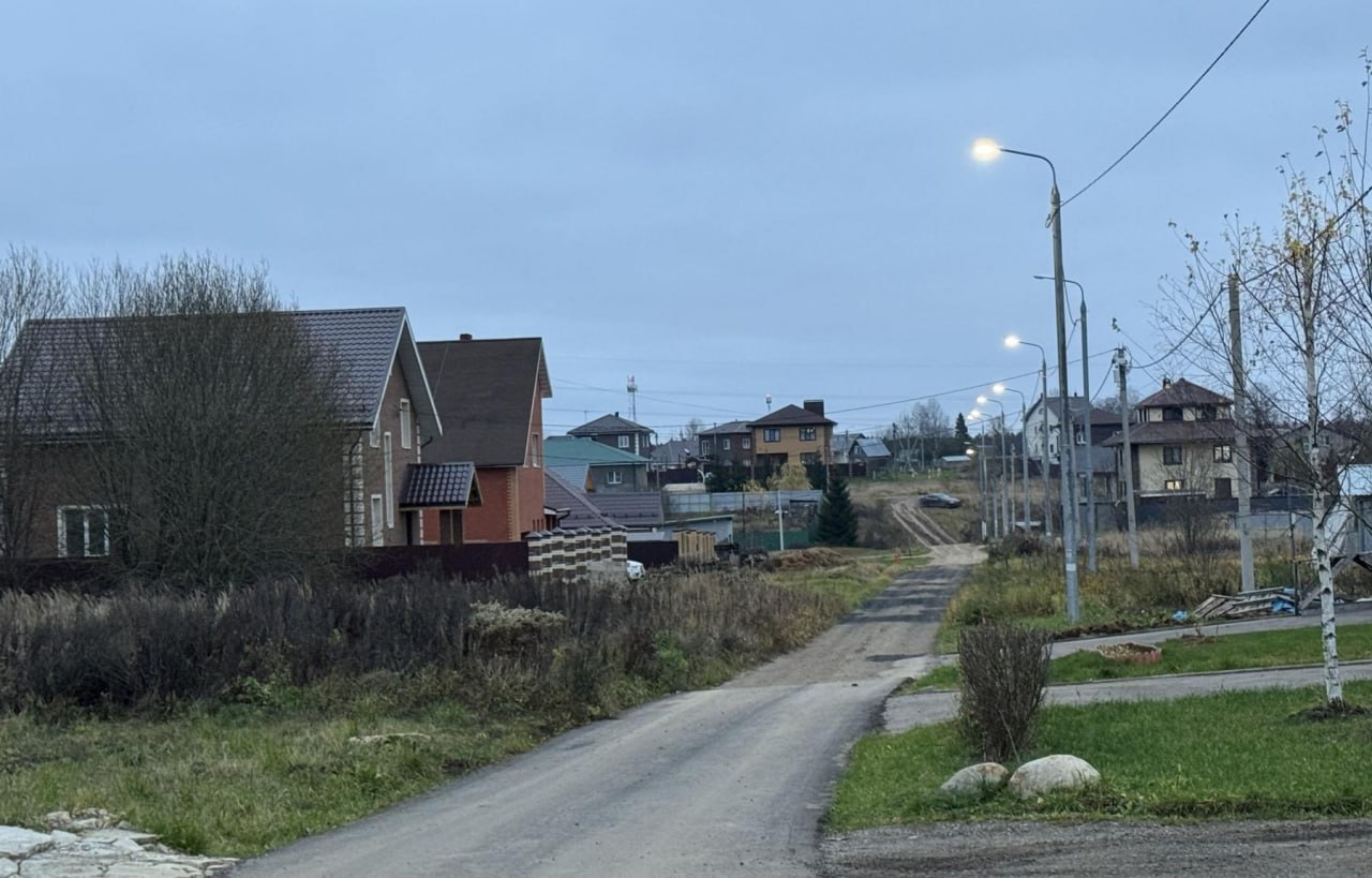 В микрорайоне Зубачёво поле успешно реализован проект по установке современных линий освещения