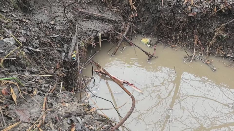 Ликвидация подтопления территории в п.Новые дома
