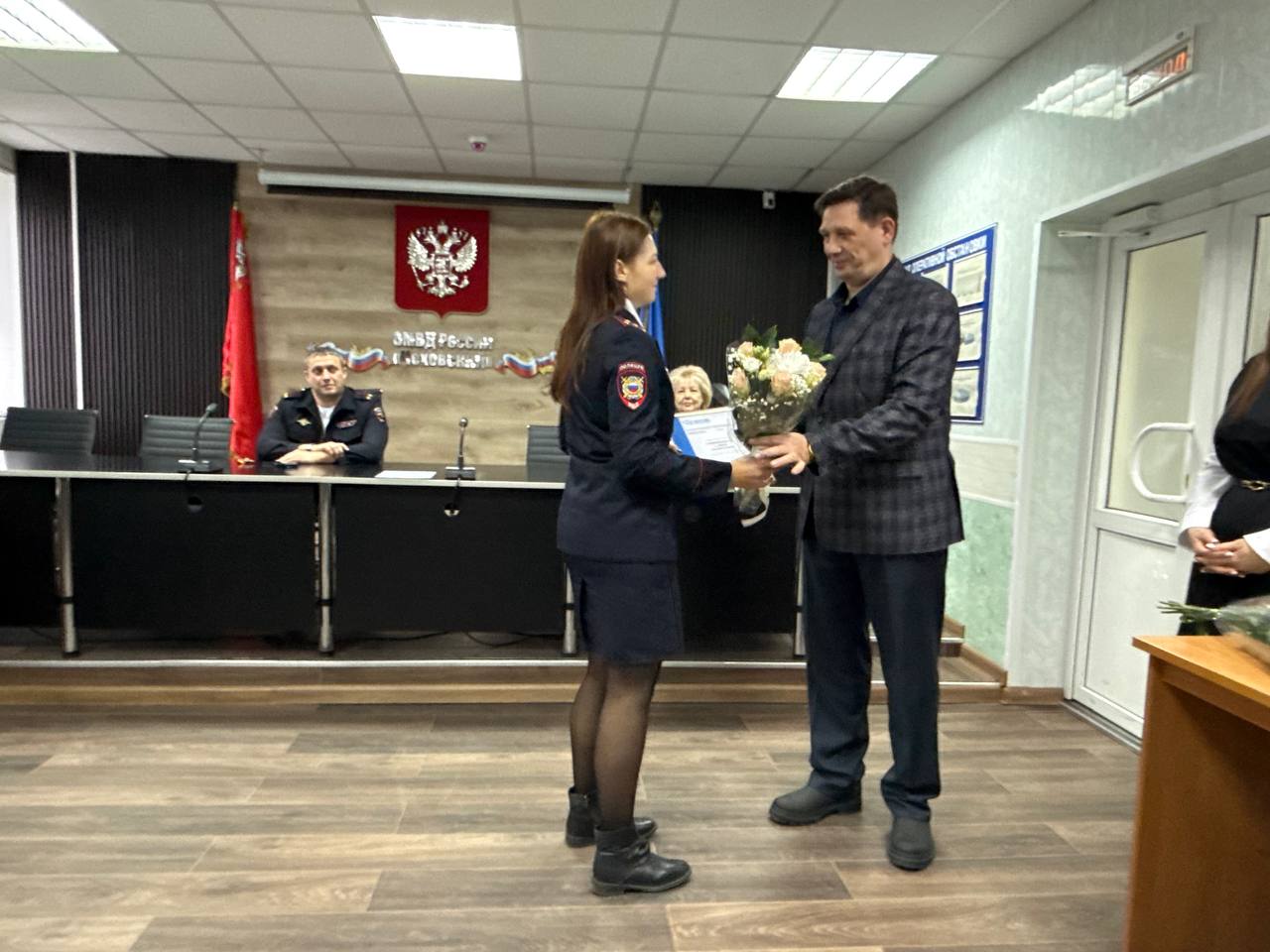 17 ноября 2025 года в ОМВД «Чеховский» прошёл праздник, посвящённый Дню участковых уполномоченных полиции 17 ноября 2025 года в ОМВД «Чеховский» прошёл праздник, посвящённый Дню участковых уполномоченных полиции