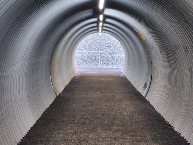 В посёлке Лесной на Ярославском шоссе открыли временный подземный переход и остановки