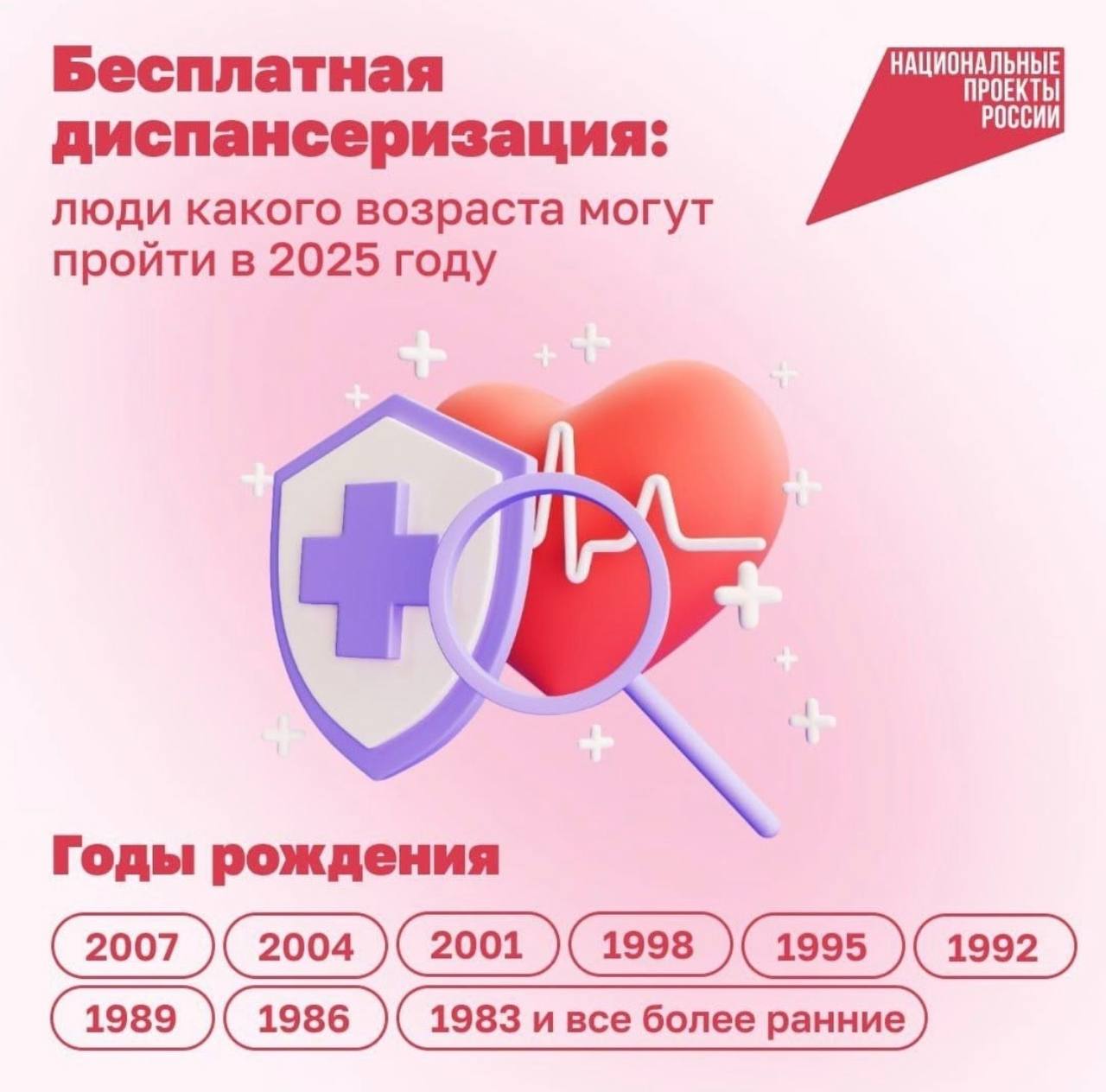 Диспансеризация – действенный вклад в собственное здоровье