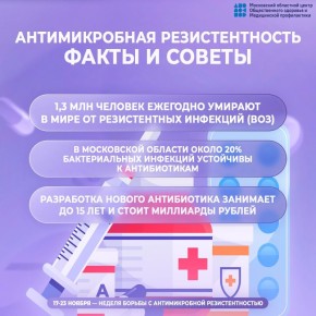 В стране продолжается Неделя борьбы с антимикробной резистентностью, которую инициировал Минздрав