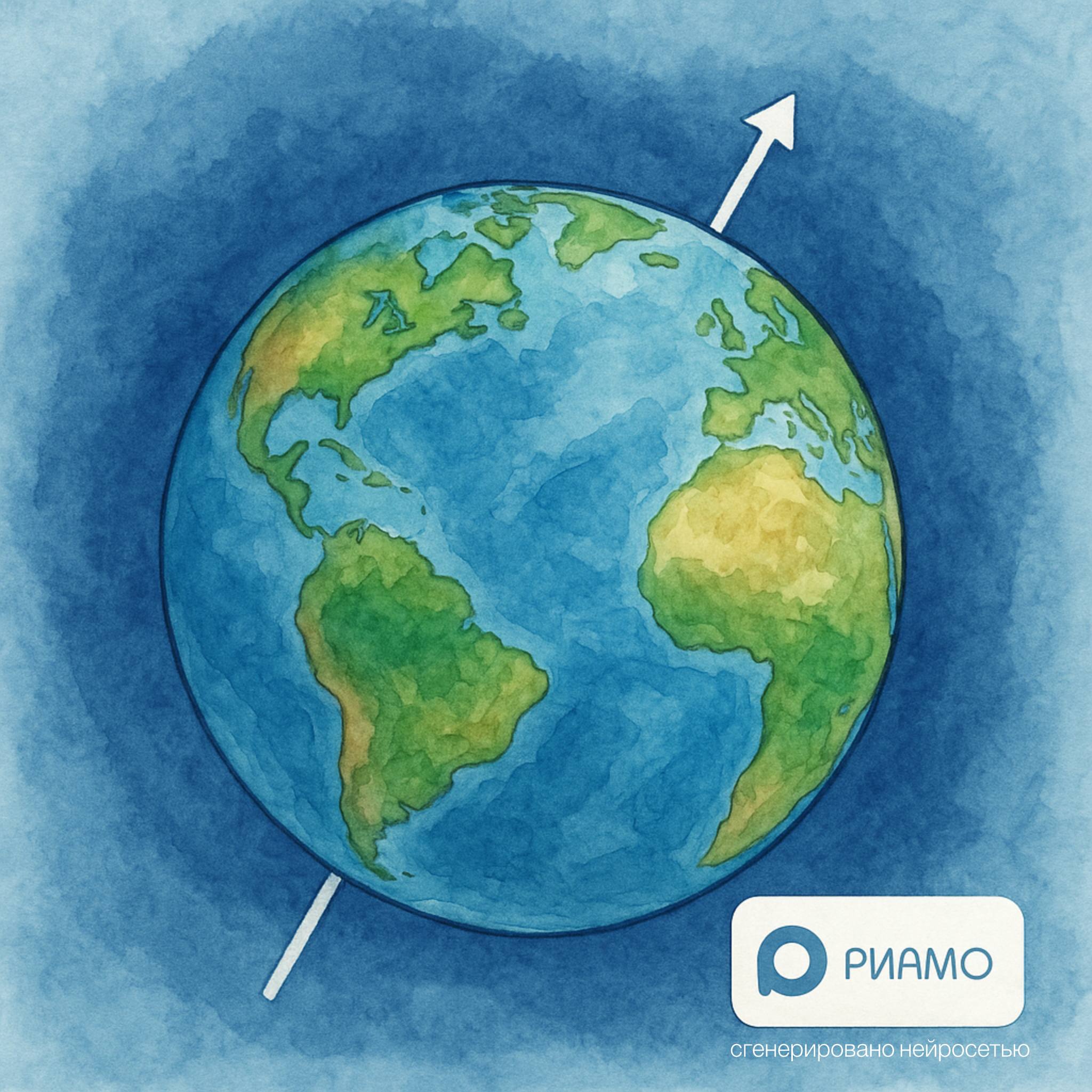 Учёные зафиксировали смещение оси Земли почти на 80 см. И в этом виноваты люди