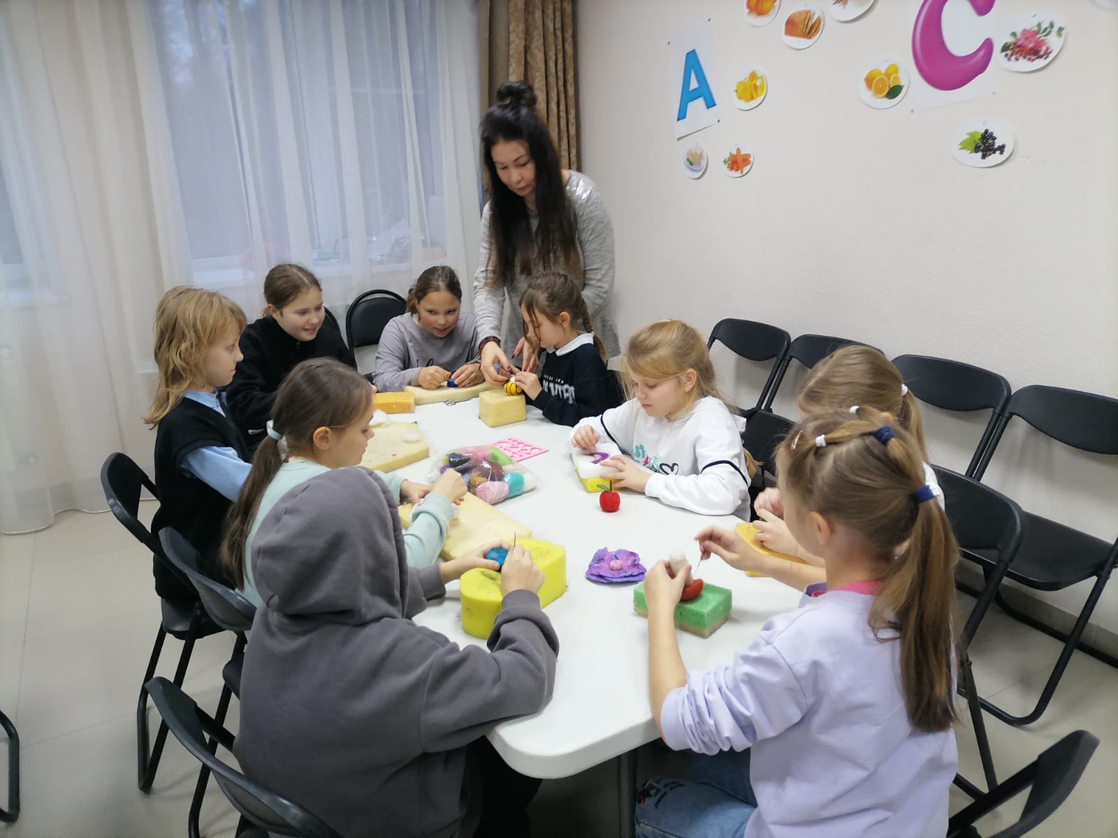 Наши новости. Каникулы с «Иголочкой»: волшебство валяния в ДК «Современник» м.о. Чехов