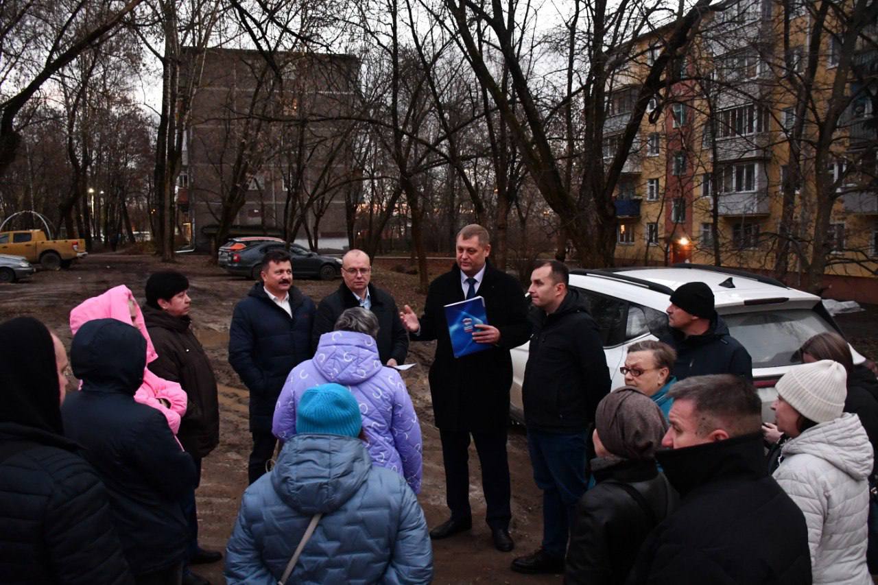 В Жуковском проводятся встречи с жителями по вопросам благоустройства на следующий год