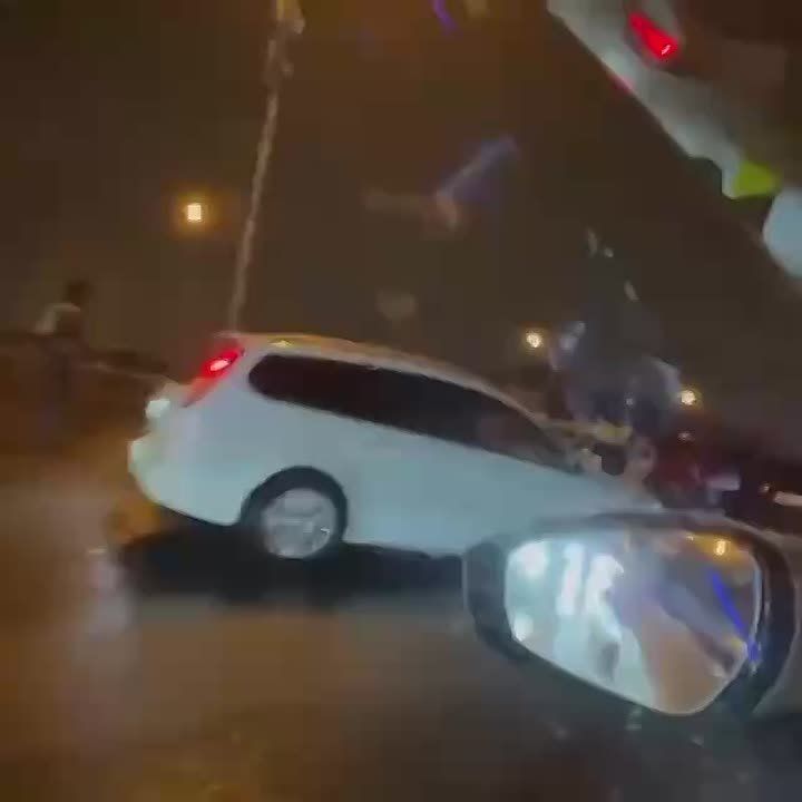 Массовое ДТП из-за гололёда произошло на юго-востоке МКАДа