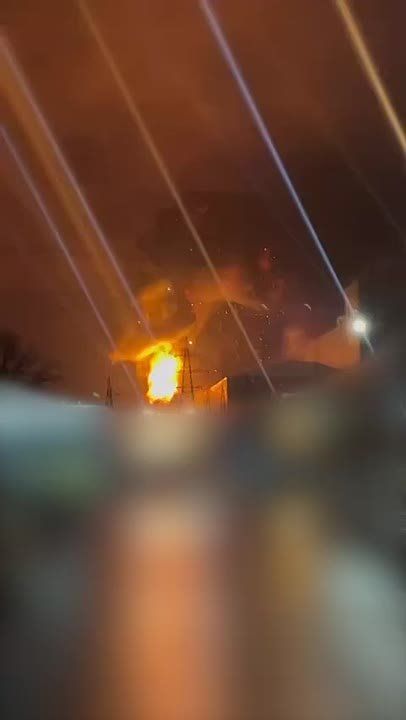 На Шатурской ГРЭС в Подмосковье произошёл пожар после атаки вражеских дронов