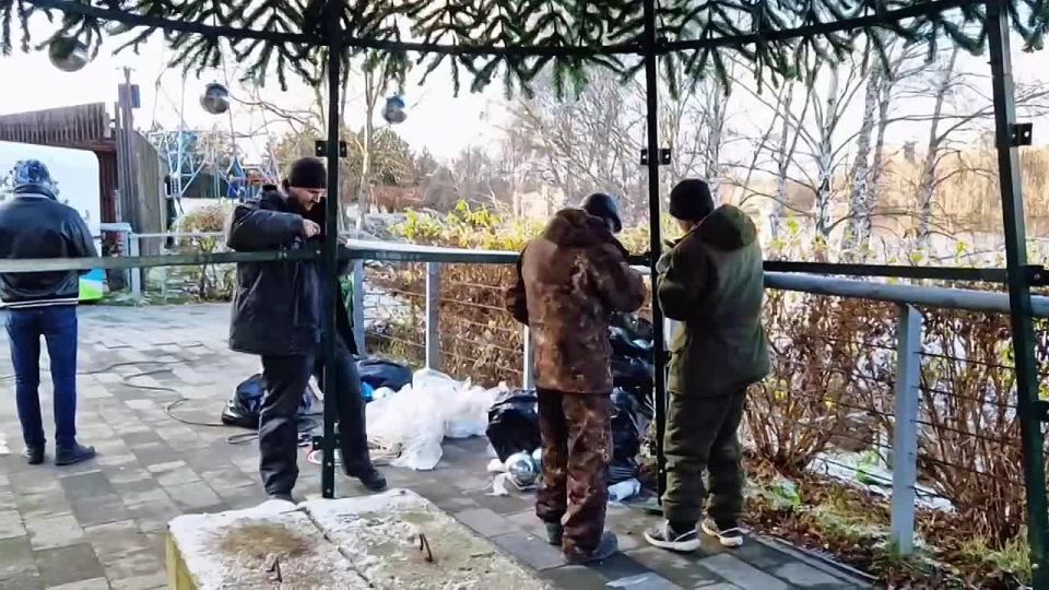 В Долгопрудном начался Новогодний апгрейд ! Сегодня установка ёлочки стартовала в парке на Новых Водниках