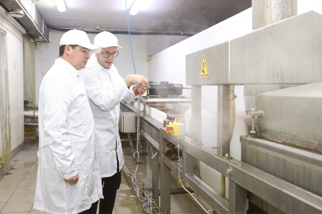 Глава Раменского округа посетил пищевое производство в селе Никулино Глава Раменского округа посетил пищевое производство в селе Никулино