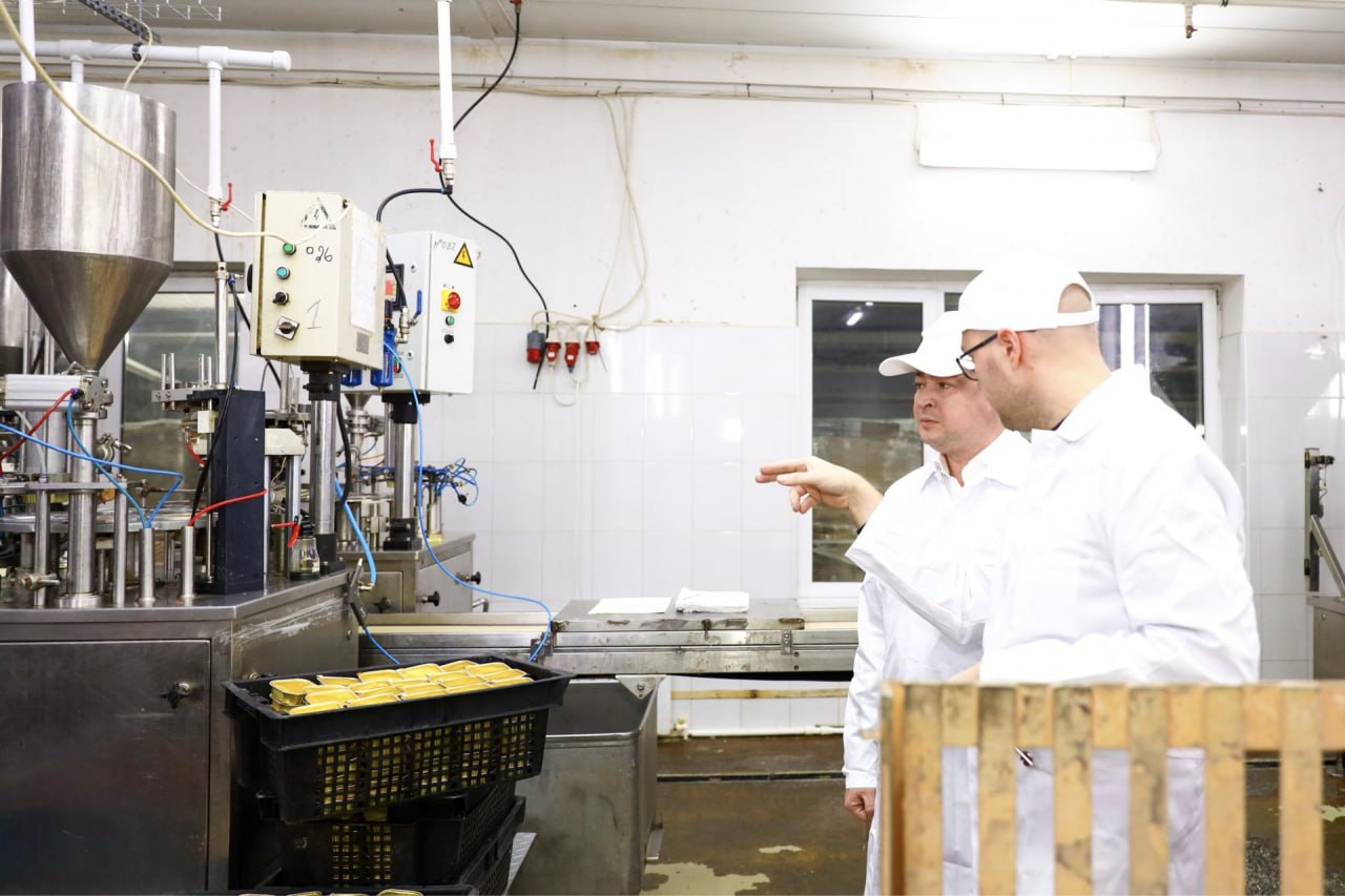 Глава Раменского округа посетил пищевое производство в селе Никулино Глава Раменского округа посетил пищевое производство в селе Никулино