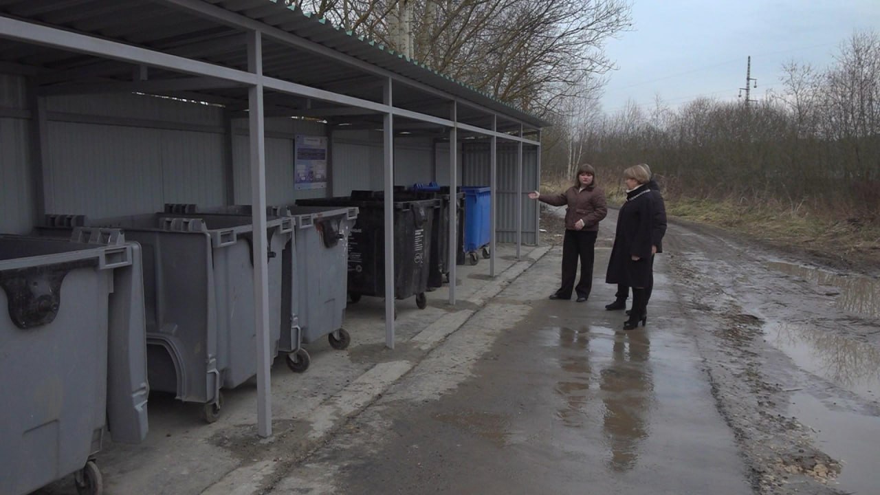 В ТУ «Гжель» установили три новые контейнерные площадки для мусора