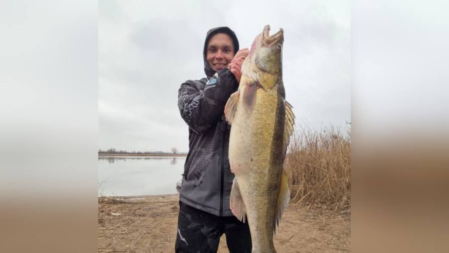 Рыбу-монстра вытащил рыбак в Нижнекамске