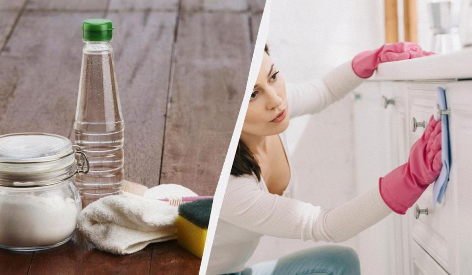 Как вернуть кухонным шкафам блеск с помощью простых народных средств