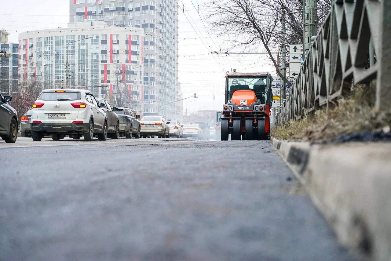 В Химках на улице Молодежной ведут работы по капитальному ремонту дороги В Химках на улице Молодежной ведут работы по капитальному ремонту дороги