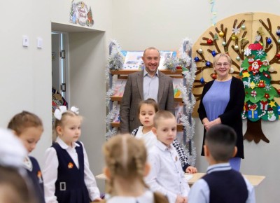 Константин Михальков: Сегодня приехал в Поварово посмотреть, как работает обновлённая школа