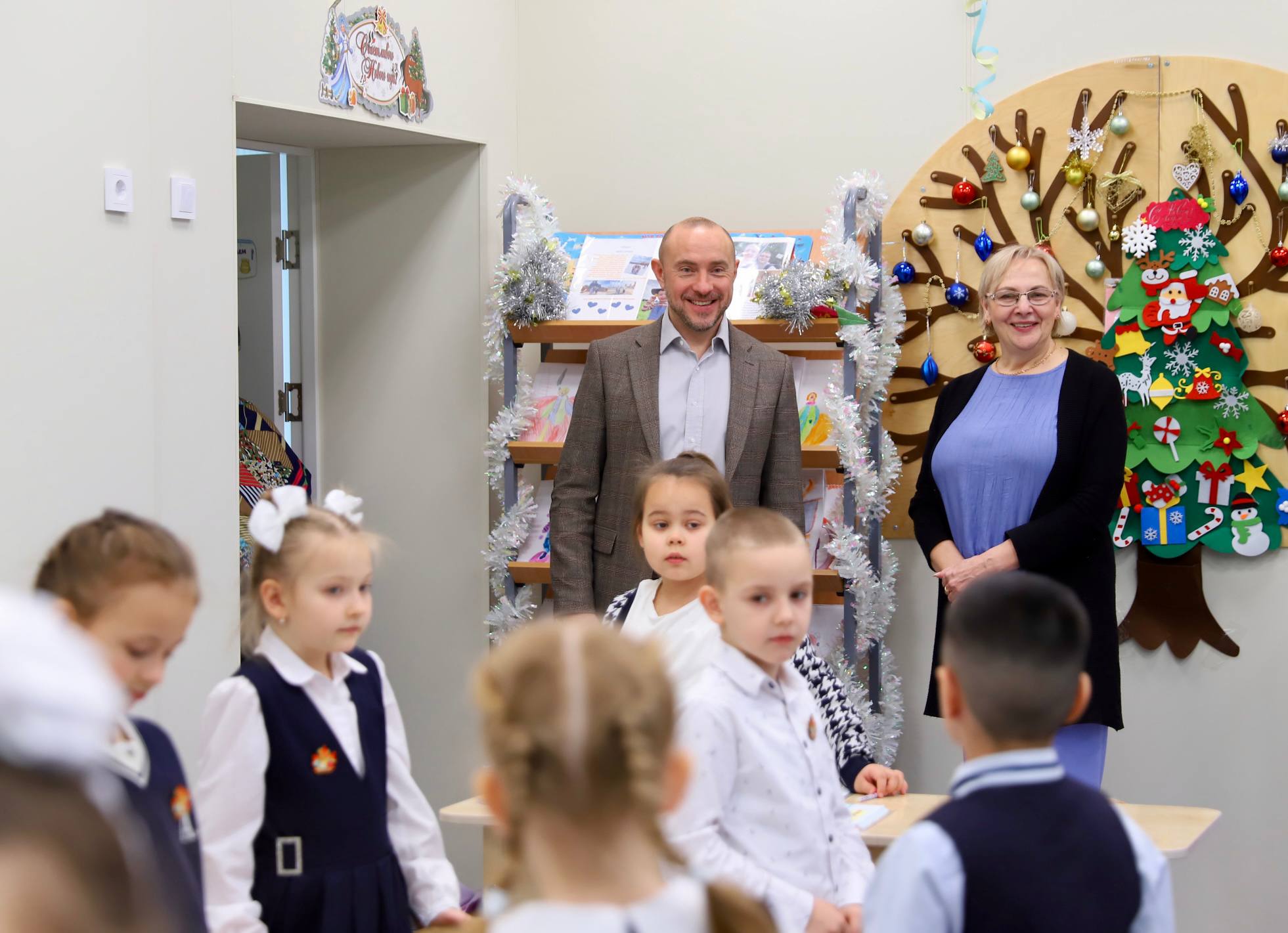 Константин Михальков: Сегодня приехал в Поварово посмотреть, как работает обновлённая школа