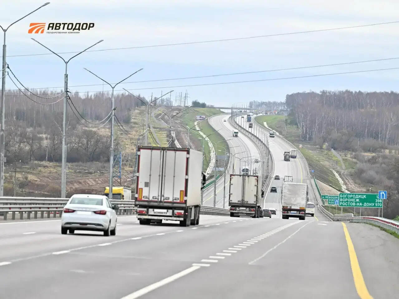 В Ступино завершили капремонт участка трассы М-4 «Дон»