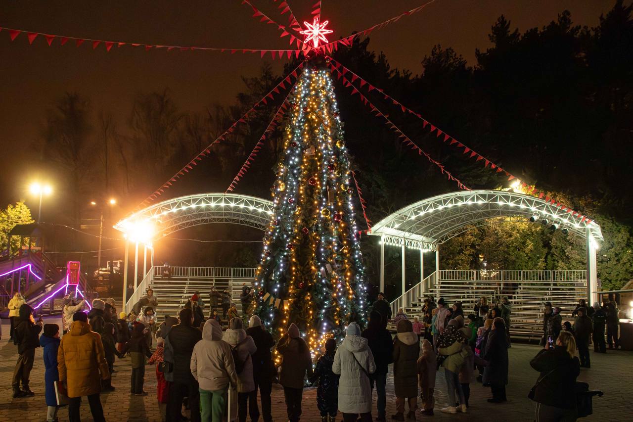 Домодедово зажигает огни: новогодняя атмосфера уже в парках округа